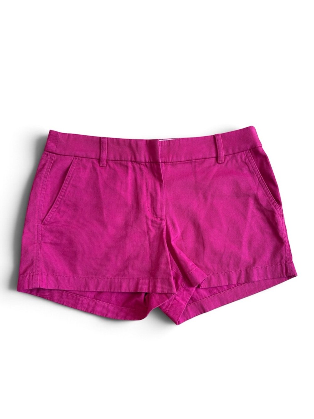 J. Crew Factory Bright Fuchsia Chino Bermuda Shorts